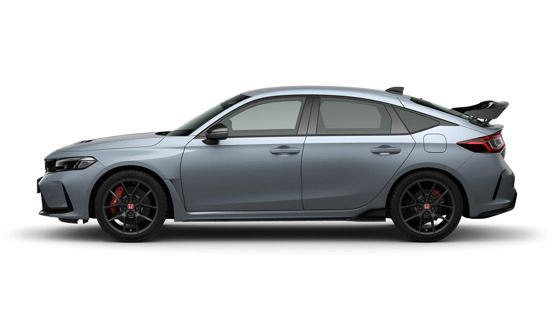 Civic Type R in Sonic Grey Pearl.